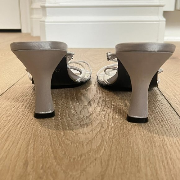 strappy evening shoes